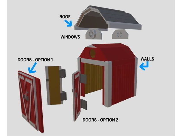 HO Scale American Backyard Shed Type 2 Free 3D print model_18