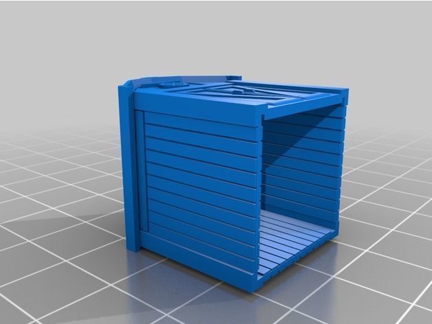HO Scale American Backyard Shed Type 2 Free 3D print model_19