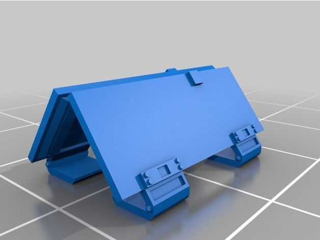 HO Scale American Backyard Shed Type 2 Free 3D print model_1