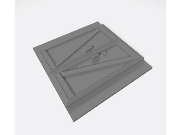 HO Scale American Backyard Shed Type 2 Free 3D print model_7