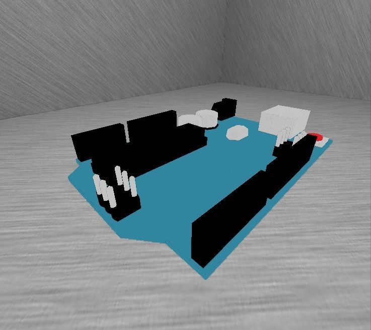Arduino Uno Low-poly 3D model_22
