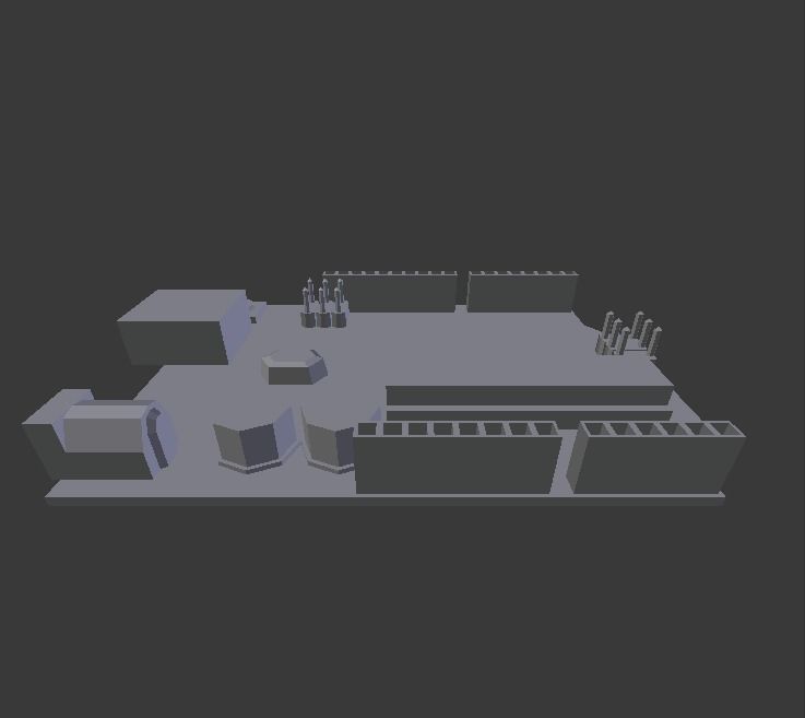Arduino Uno Low-poly 3D model_31