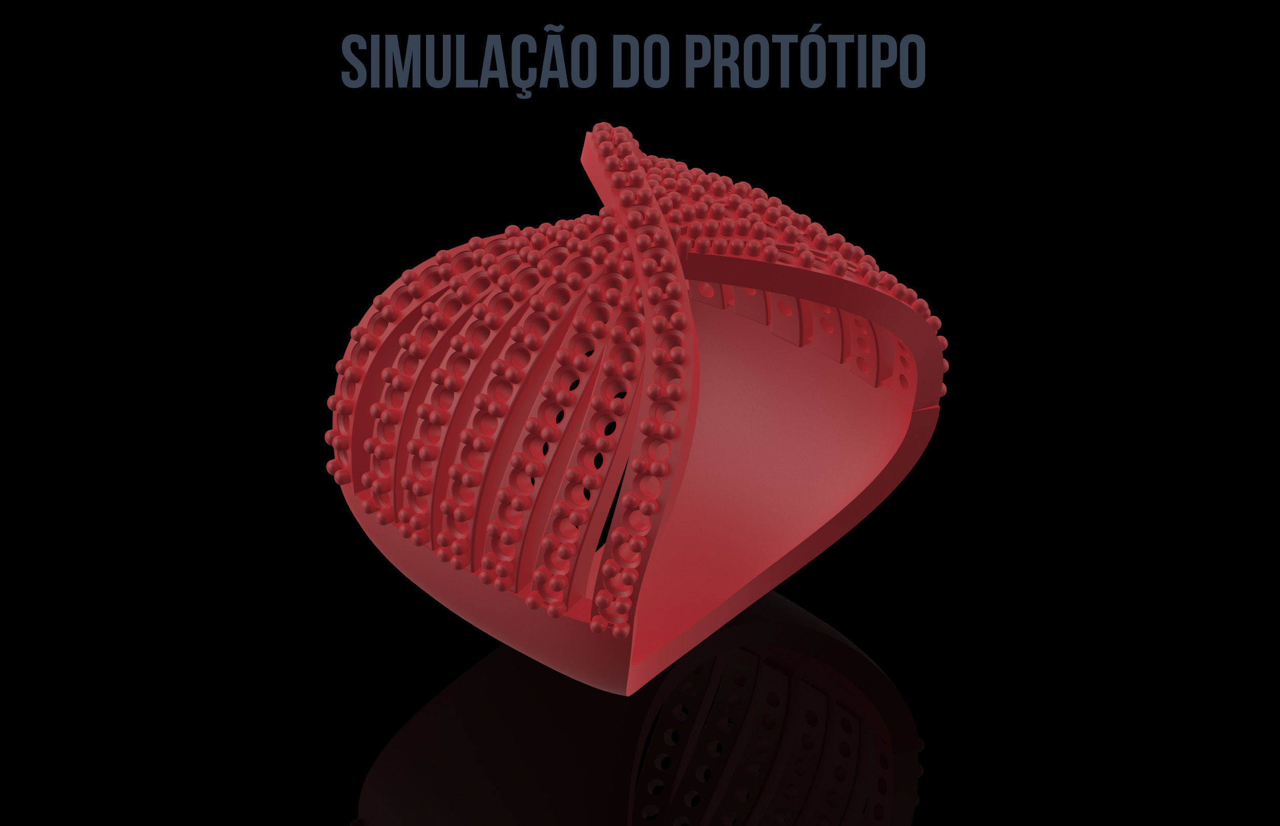 Fashion Ring With Brilliants 3D Print Model 3D print model_6