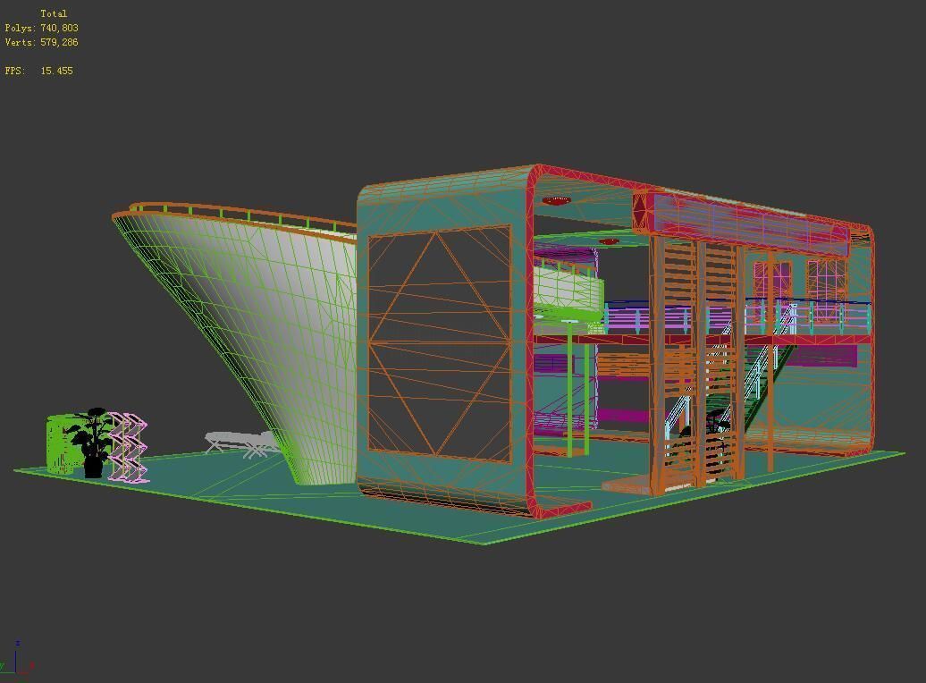 Booth - Area - 12X9-3DMAX2010-01 3D model_5