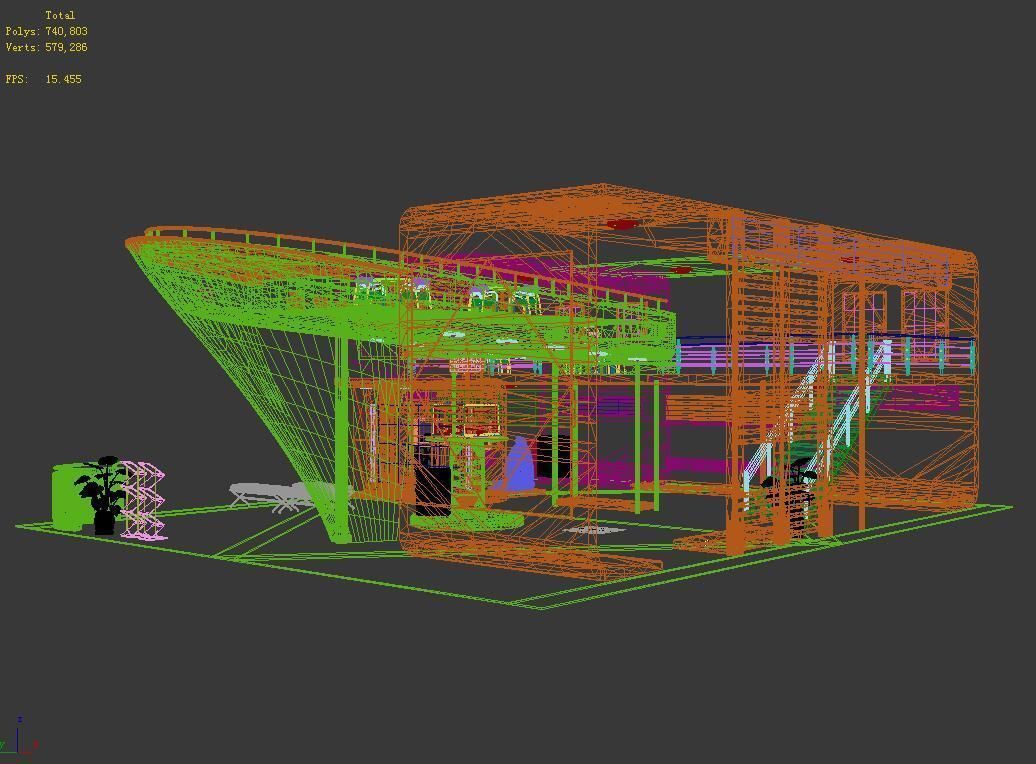 Booth - Area - 12X9-3DMAX2010-01 3D model_4