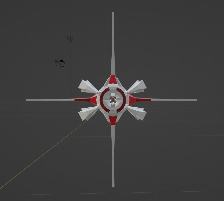 Sci-fi Spaceship 3D model_5