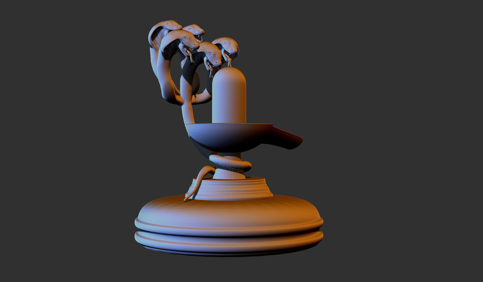Lord Shiva 3D print model 3D print model_4