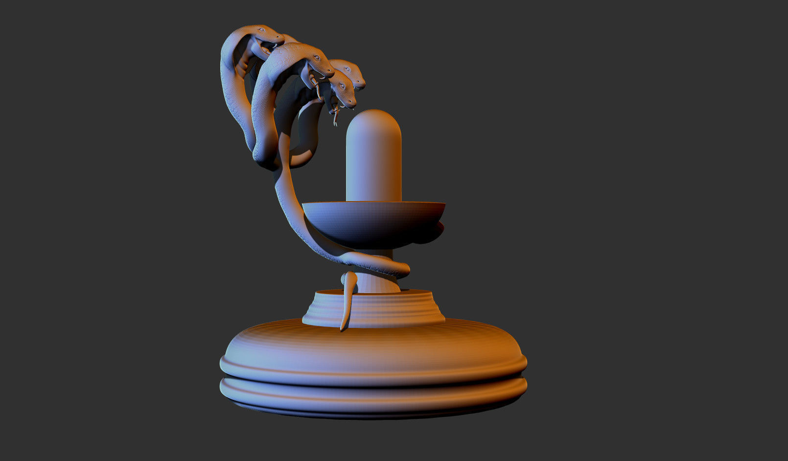 Lord Shiva 3D print model 3D print model_5