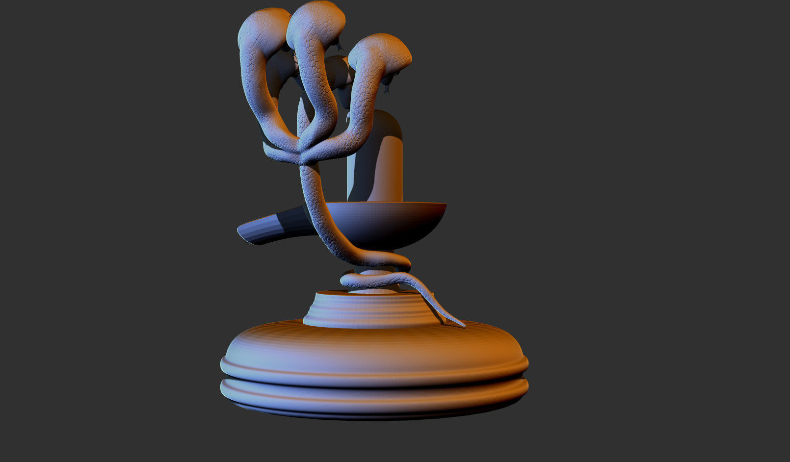 Lord Shiva 3D print model 3D print model_8