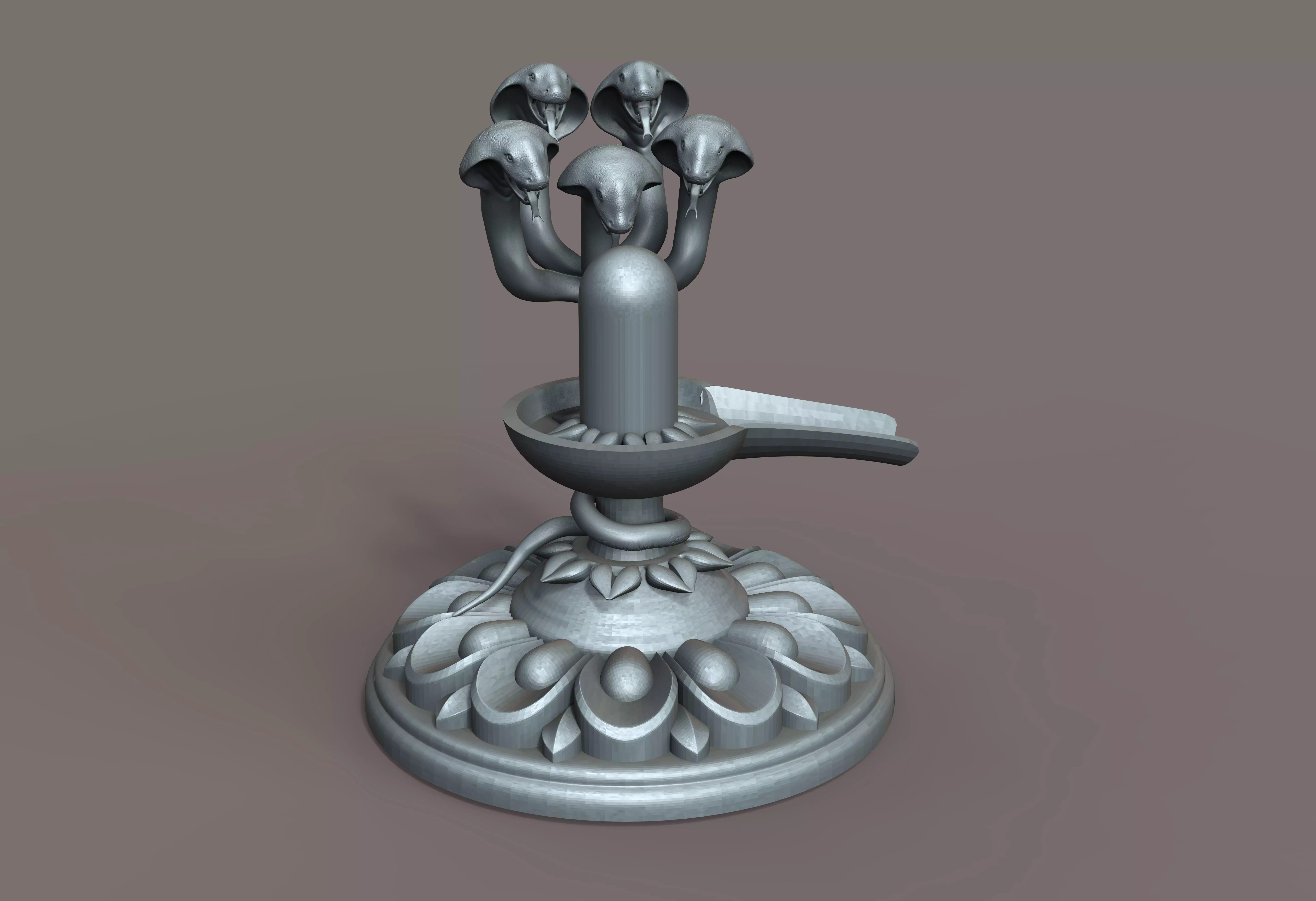 Lord Shiva 3D print model 3D print model_0