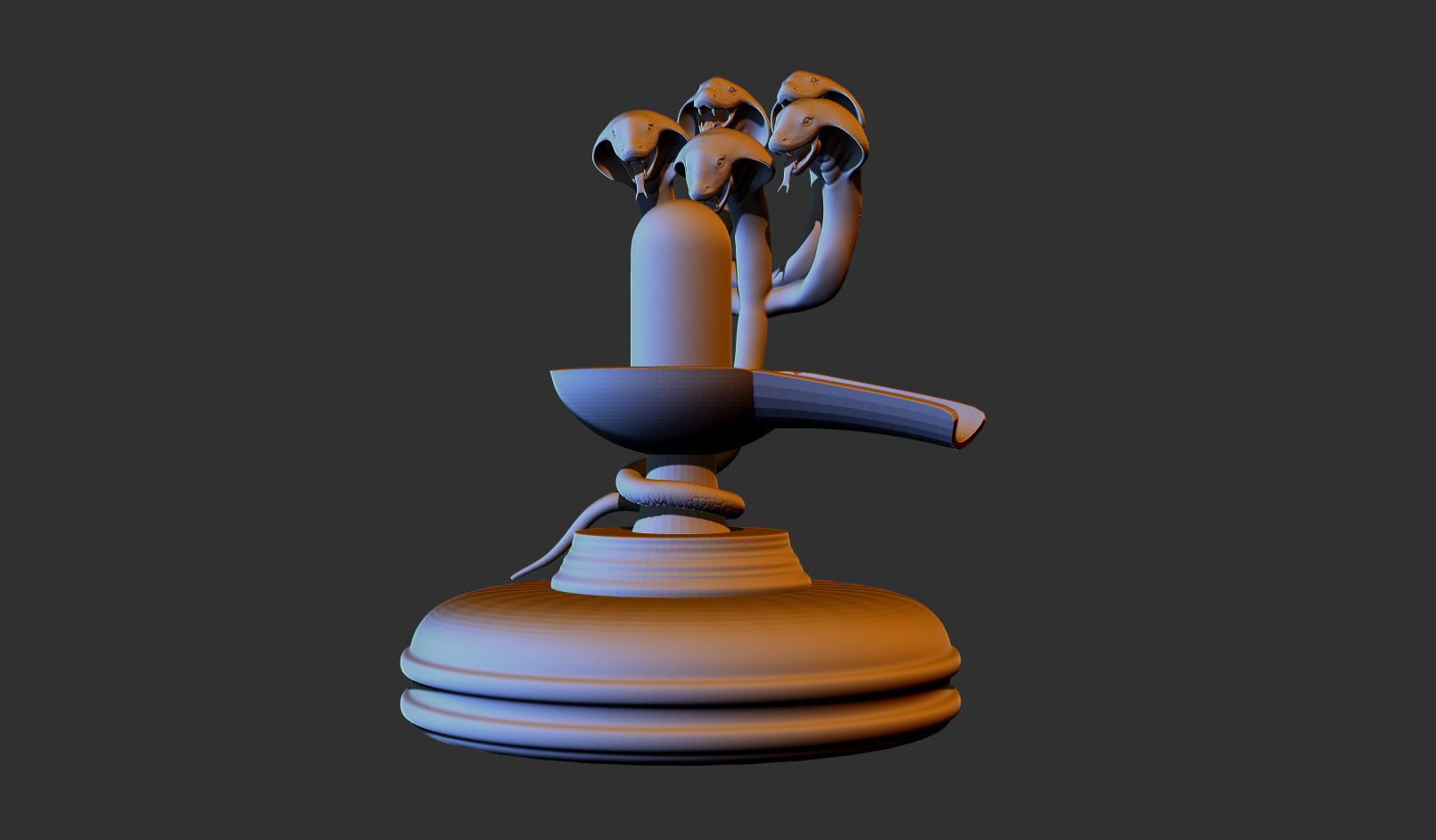 Lord Shiva 3D print model 3D print model_16