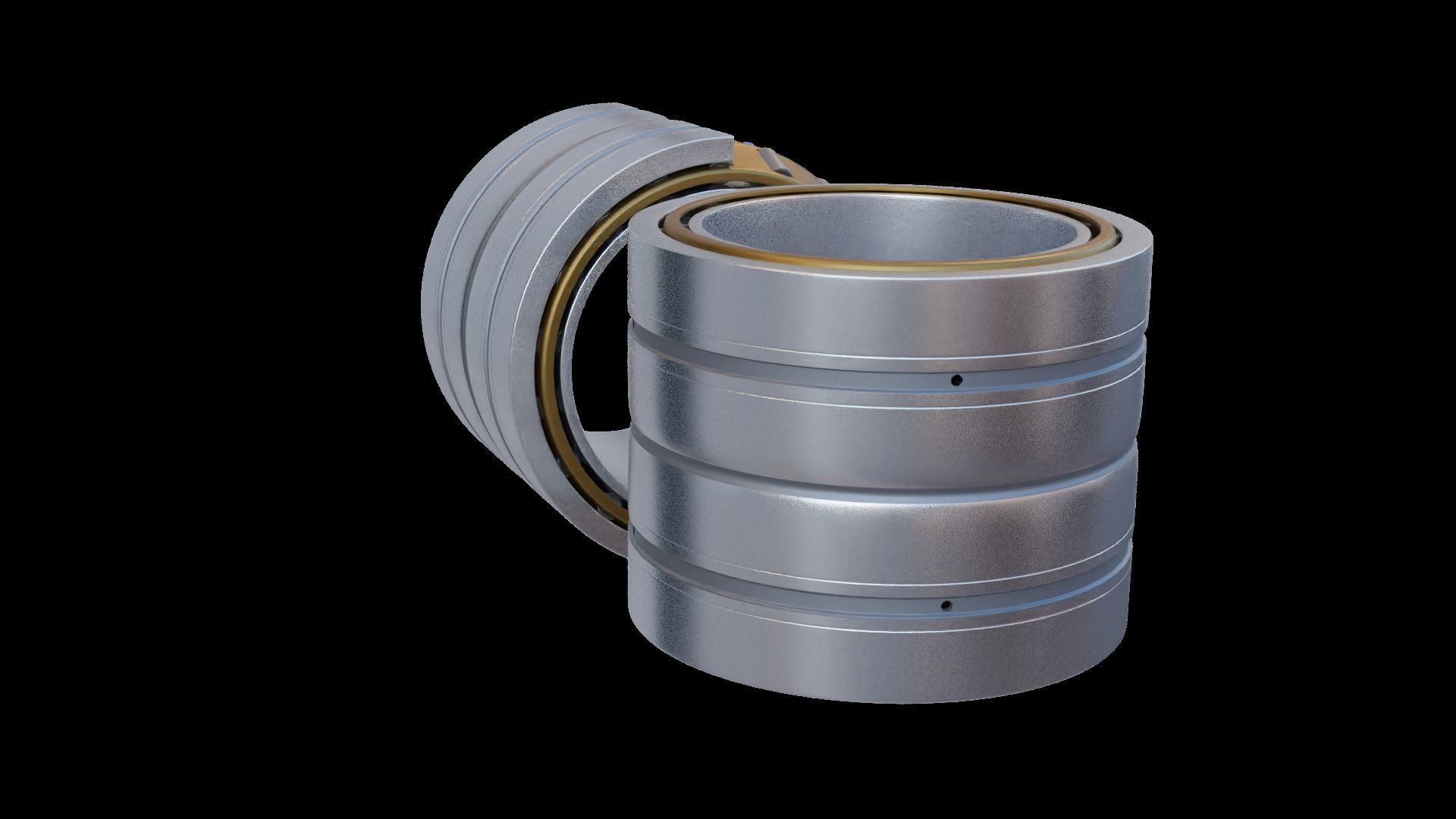 Four-row tapered bearing 3D model_8