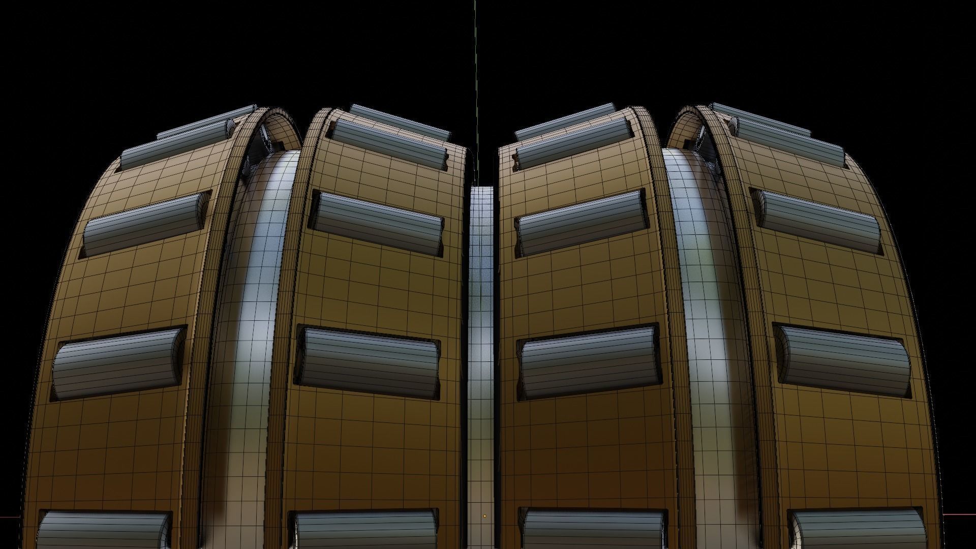 Four-row tapered bearing 3D model_4