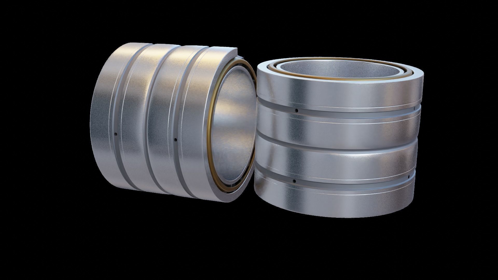 Four-row tapered bearing 3D model_7