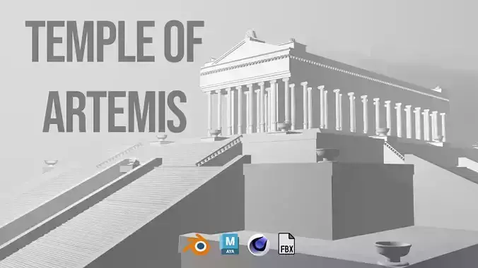 Temple of Artemis 3D model