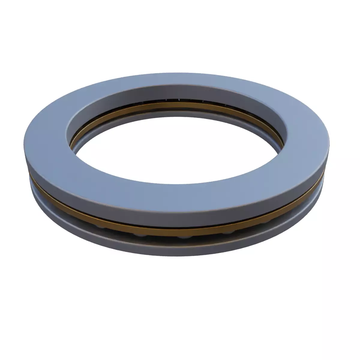 Thrust bearing - Tapered type 3D model_0