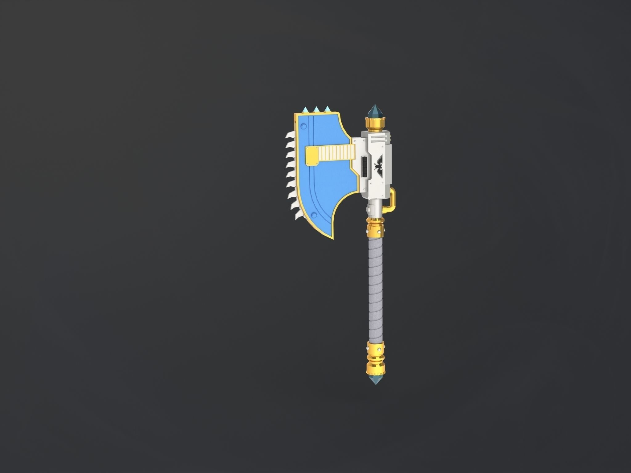 Chainaxe 3D print model_1