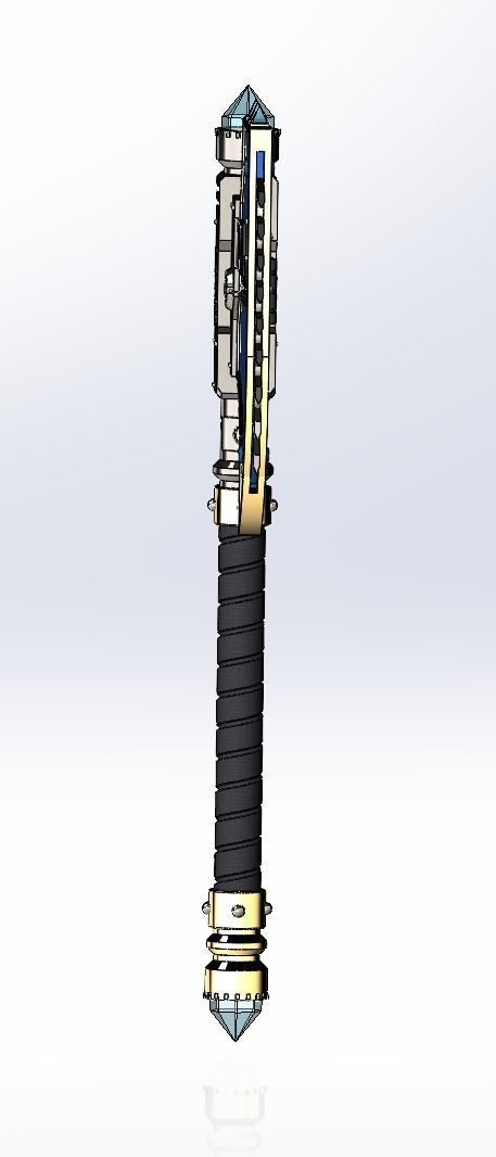 Chainaxe 3D print model_5