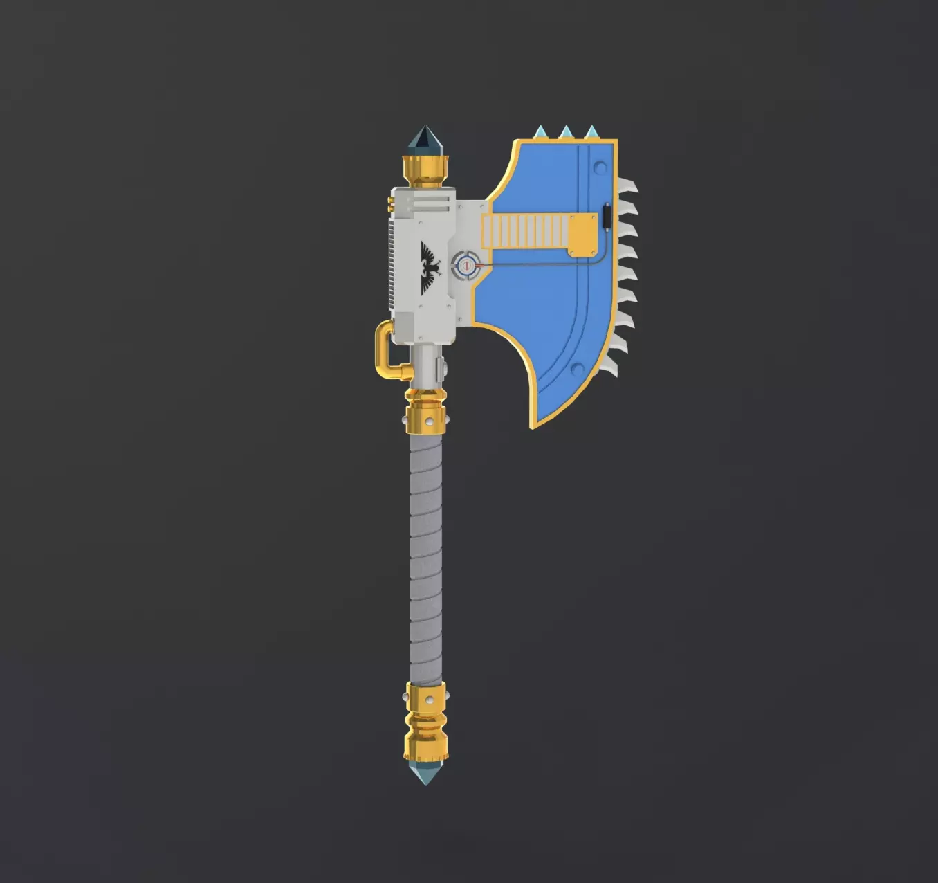 Chainaxe 3D print model_0