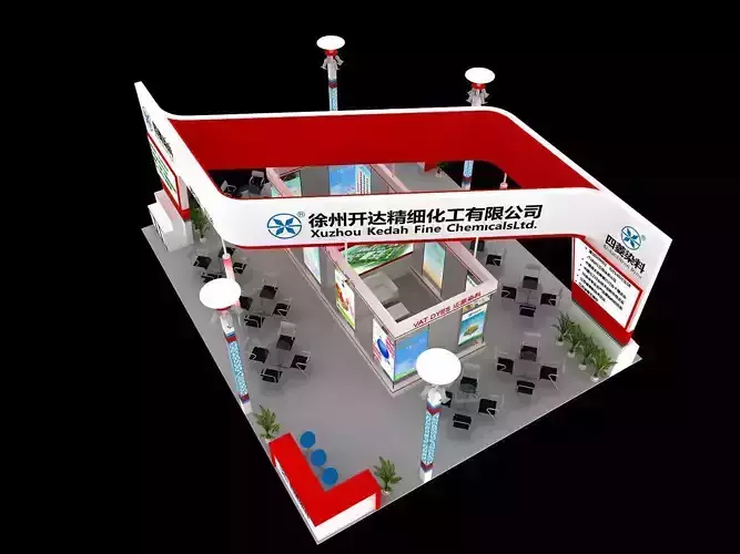 Booth - Area - 12X10-3DMAX2009-01