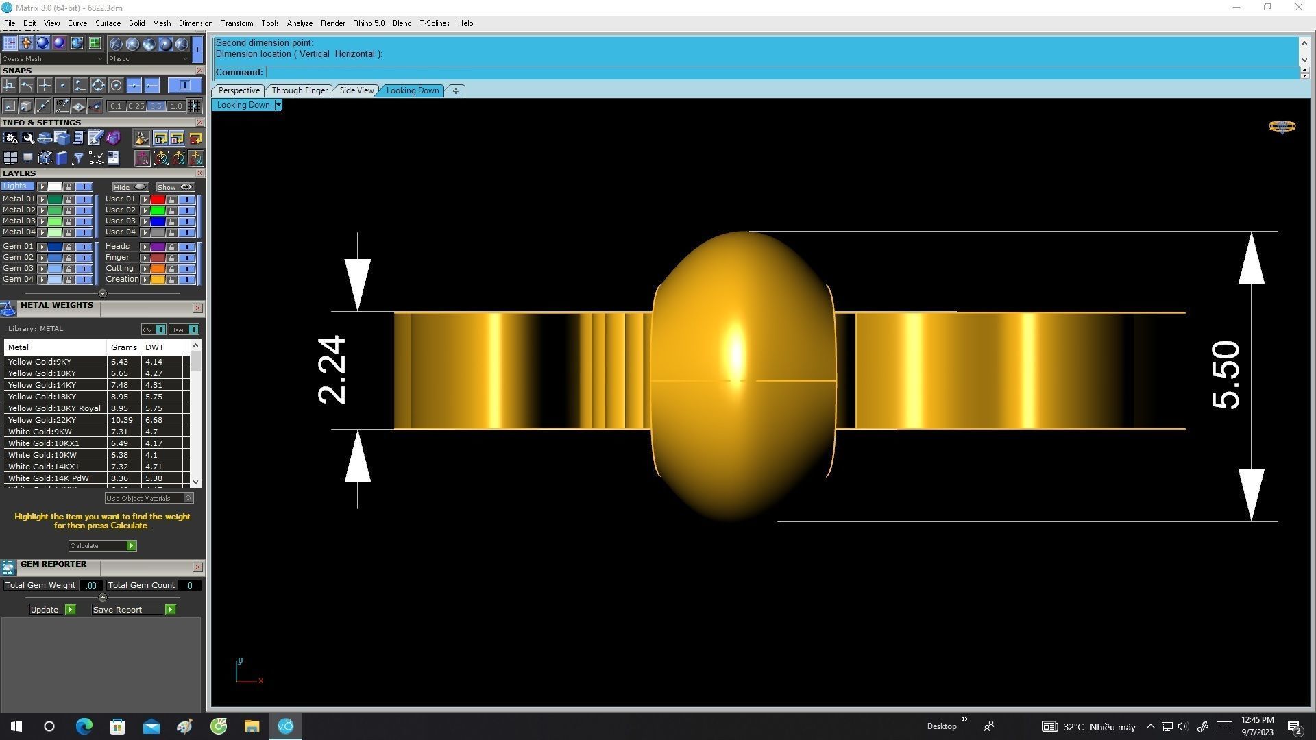 6822 Guita Pendant 3D print model_5