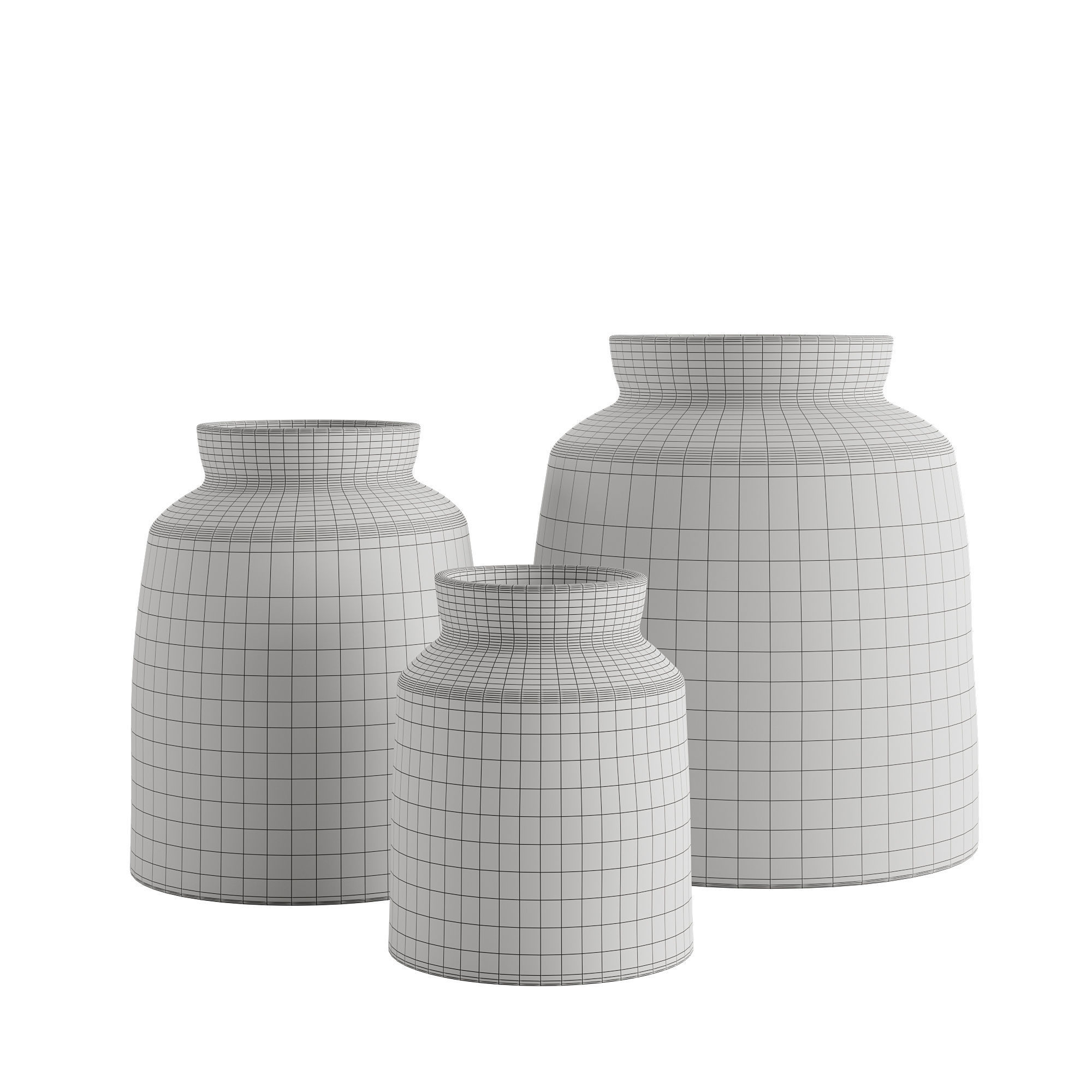 Farm Table Vase 3D model_1