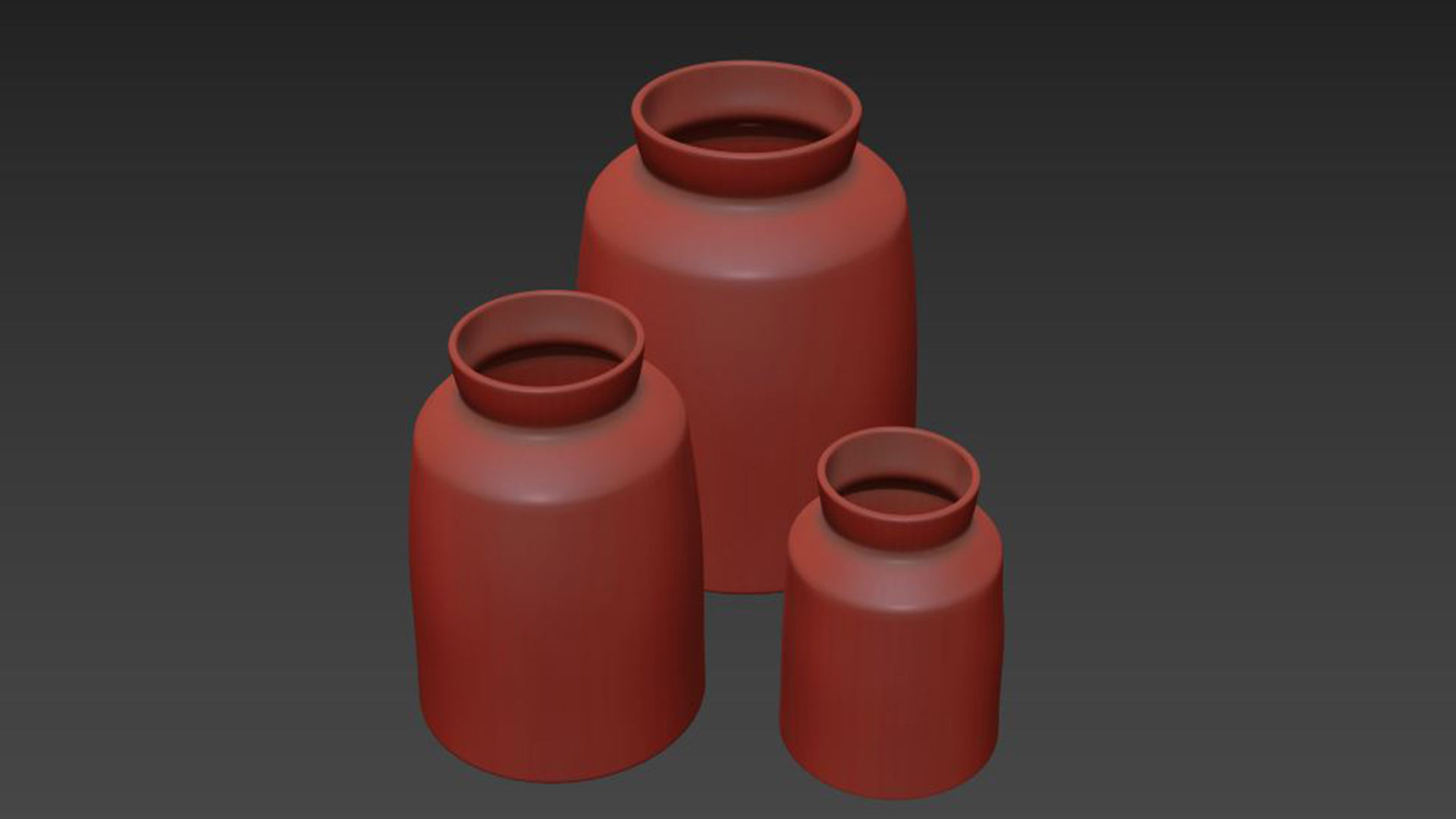 Farm Table Vase 3D model_5