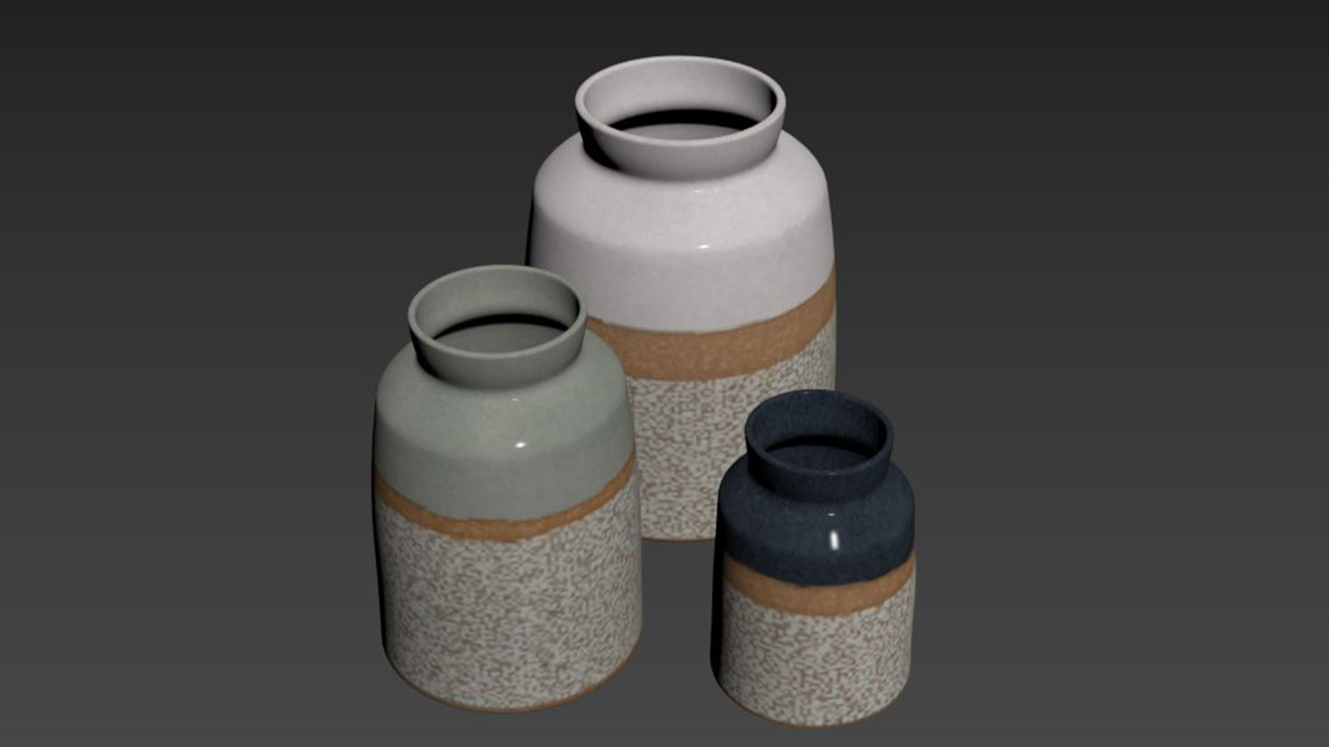 Farm Table Vase 3D model_4