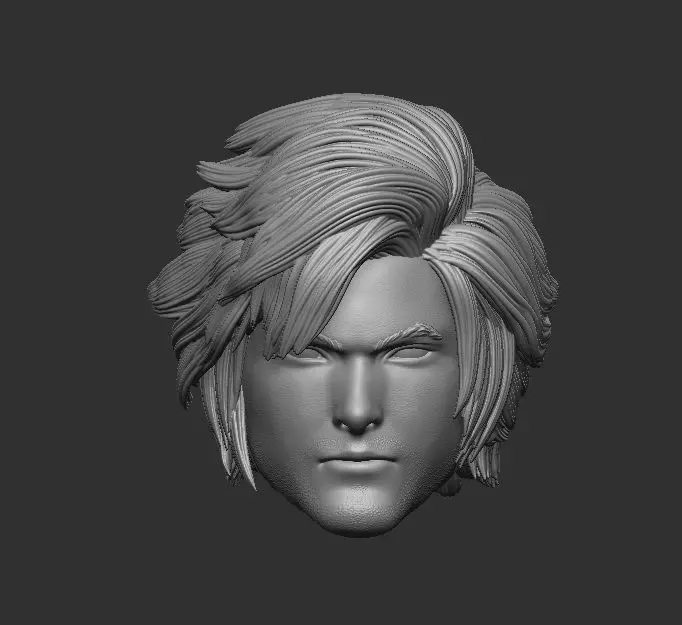 Clive Rosfield - Headsculpt for Action Figures 3D print model_0