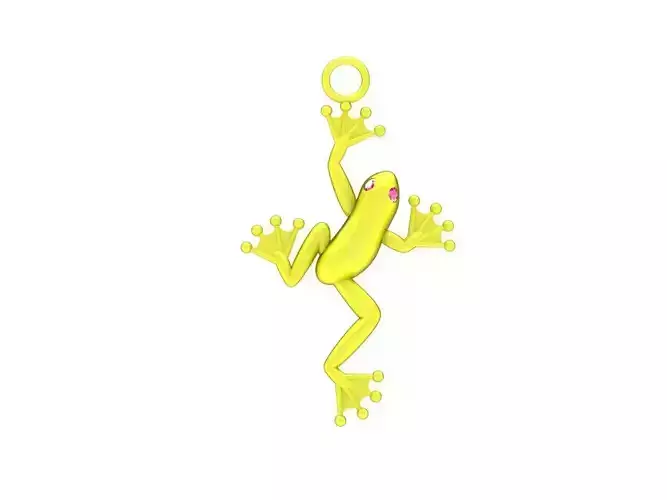 6837 Cute Frog Pendant