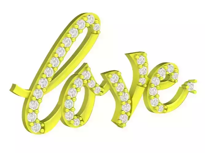 6839 love letter pendant