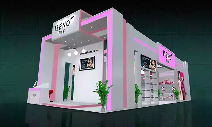 Booth - Area - 15X6-3DMAX2009-07 3D model
