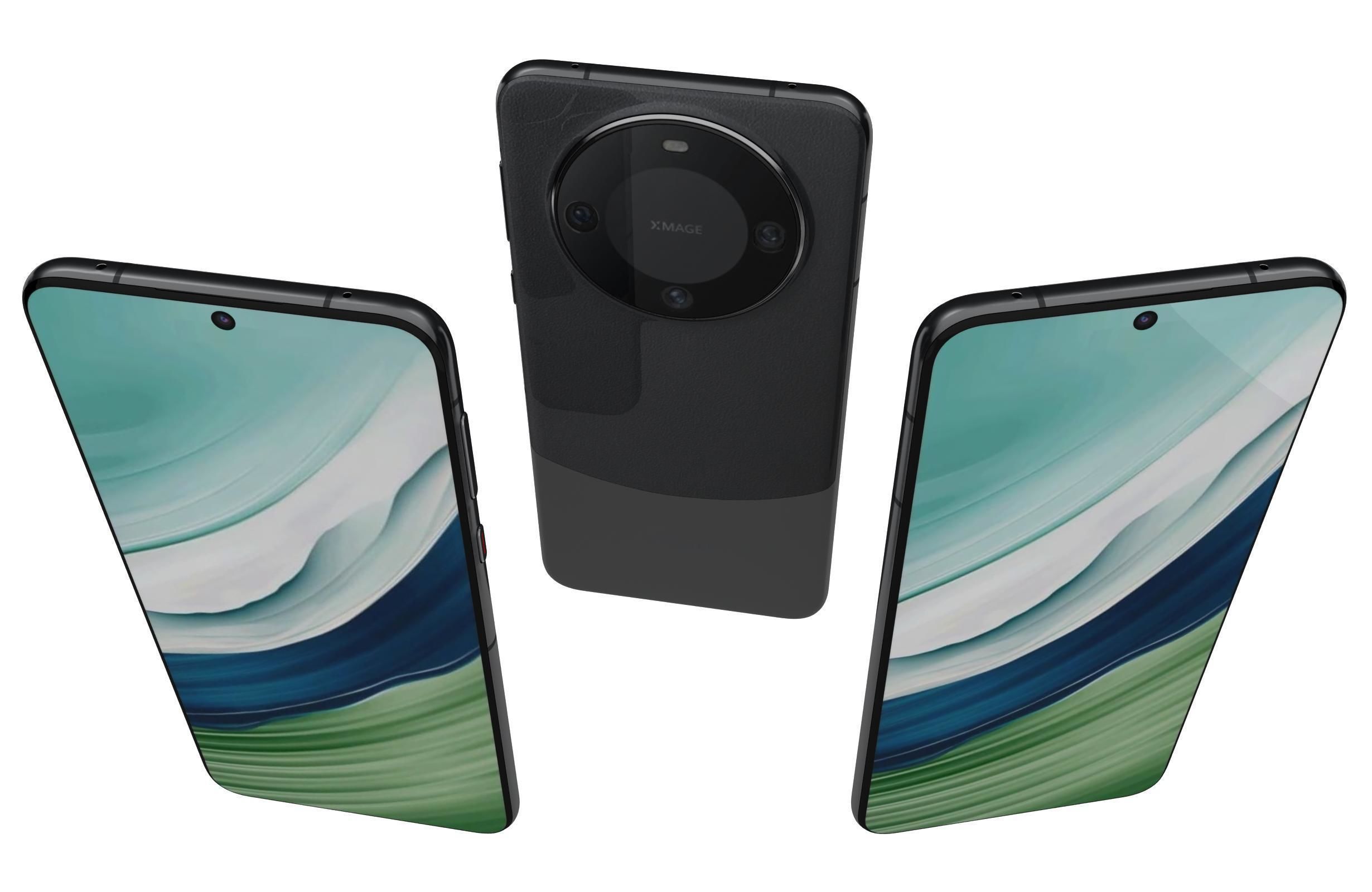 Huawei Mate 60 All Colors 3D model_2