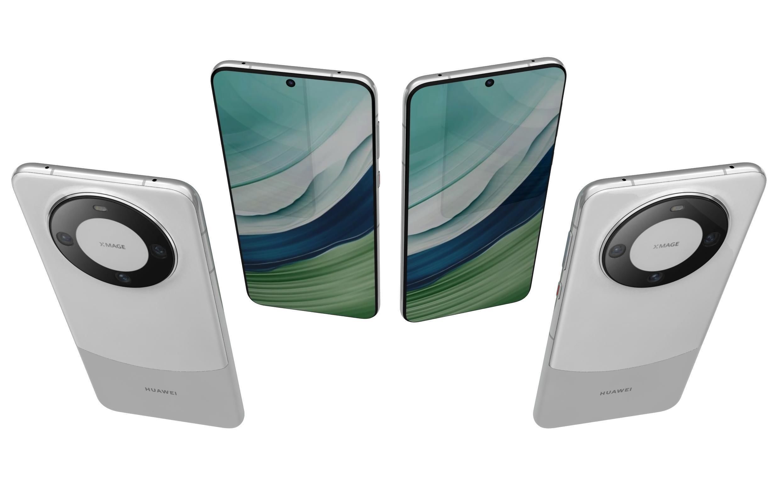 Huawei Mate 60 All Colors 3D model_41