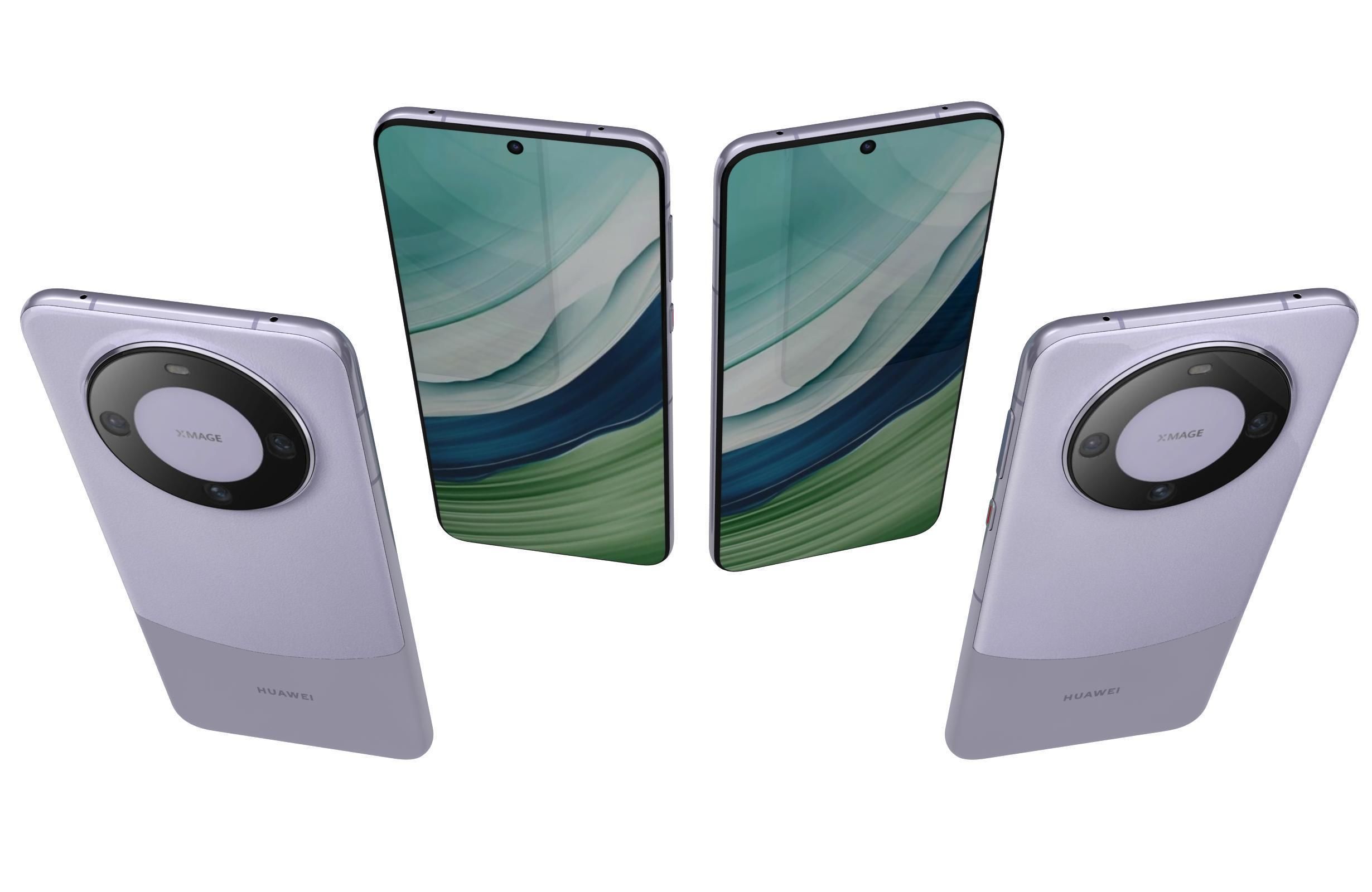 Huawei Mate 60 All Colors 3D model_29