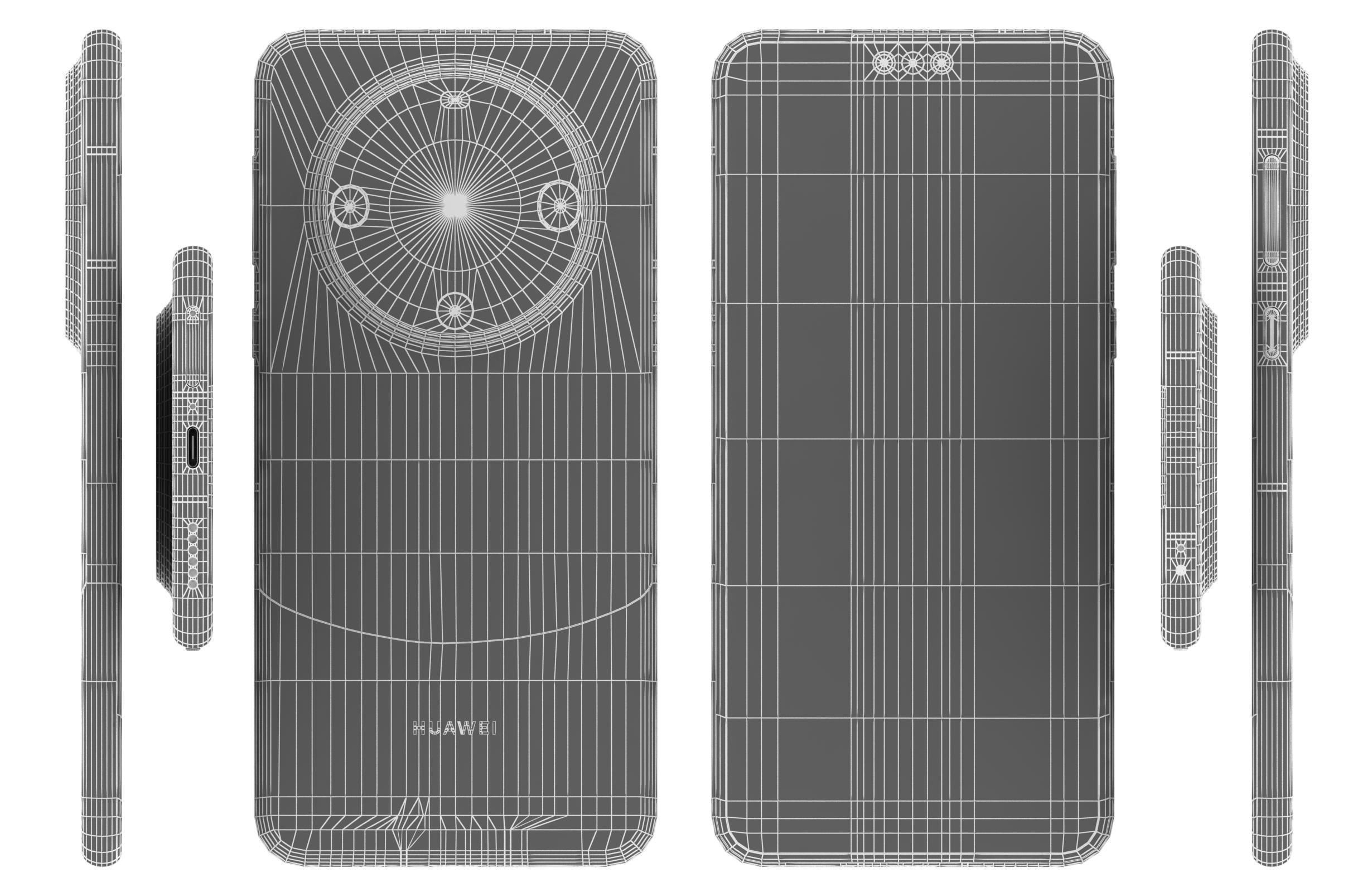 Huawei Mate 60 All Colors 3D model_49