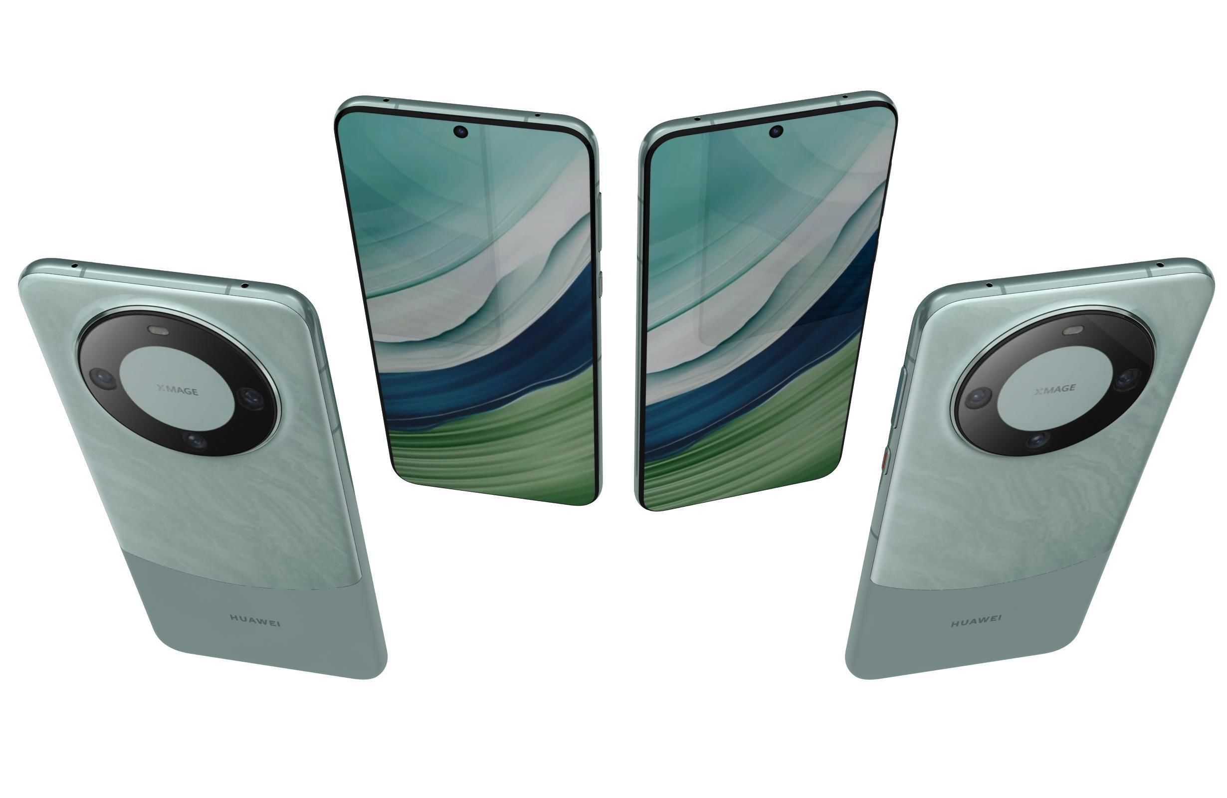 Huawei Mate 60 All Colors 3D model_17