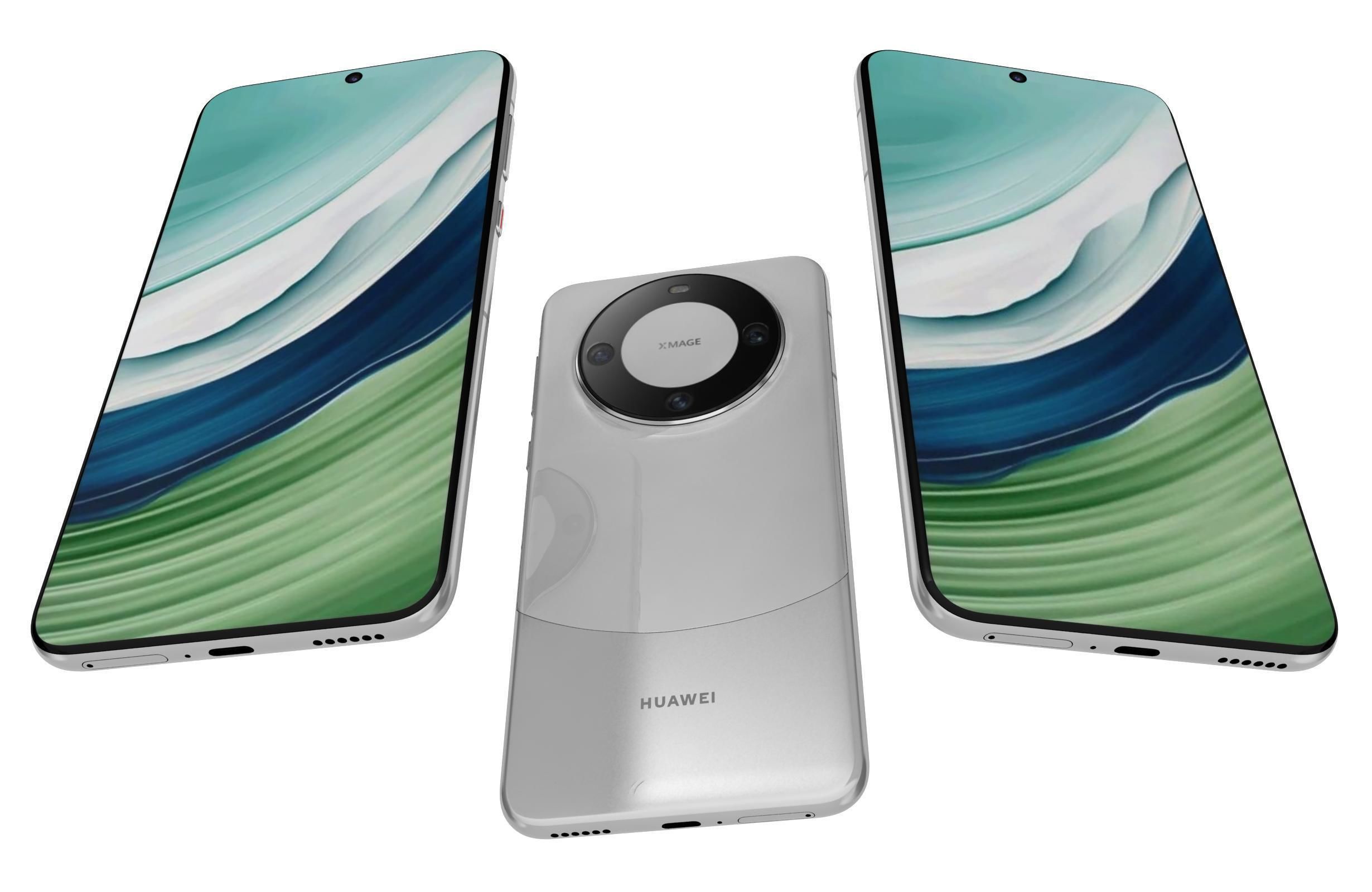 Huawei Mate 60 All Colors 3D model_39