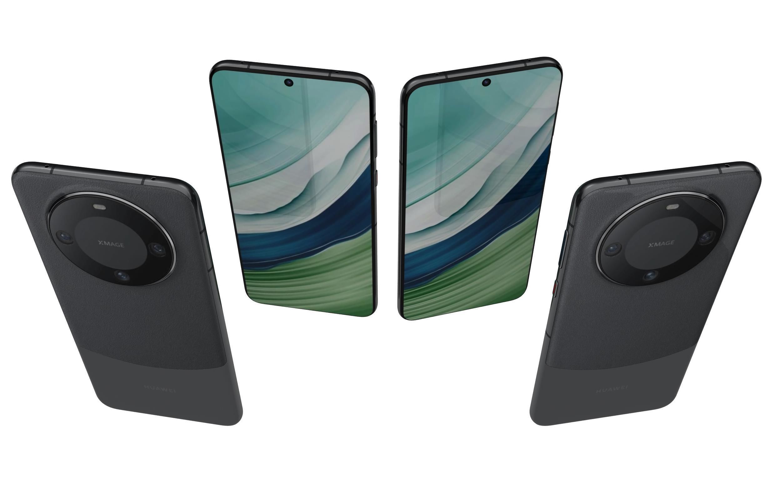 Huawei Mate 60 All Colors 3D model_5