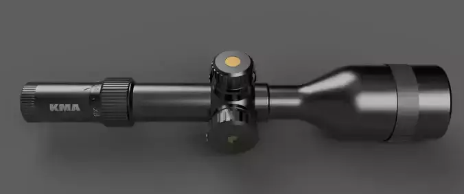 Optical scope X20 power 3D model