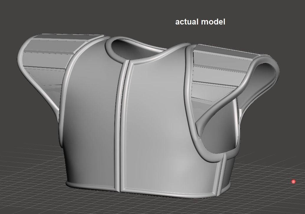 White Power Ranger Shield MMPR White 3D print model_9