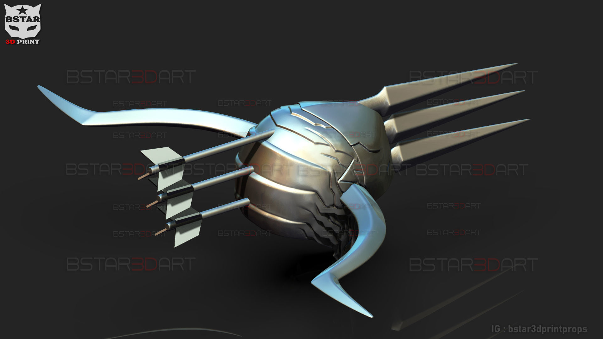 Crossbow Devil Quanxi Helmet - Chainsaw Man Cosplay 3D print model_10