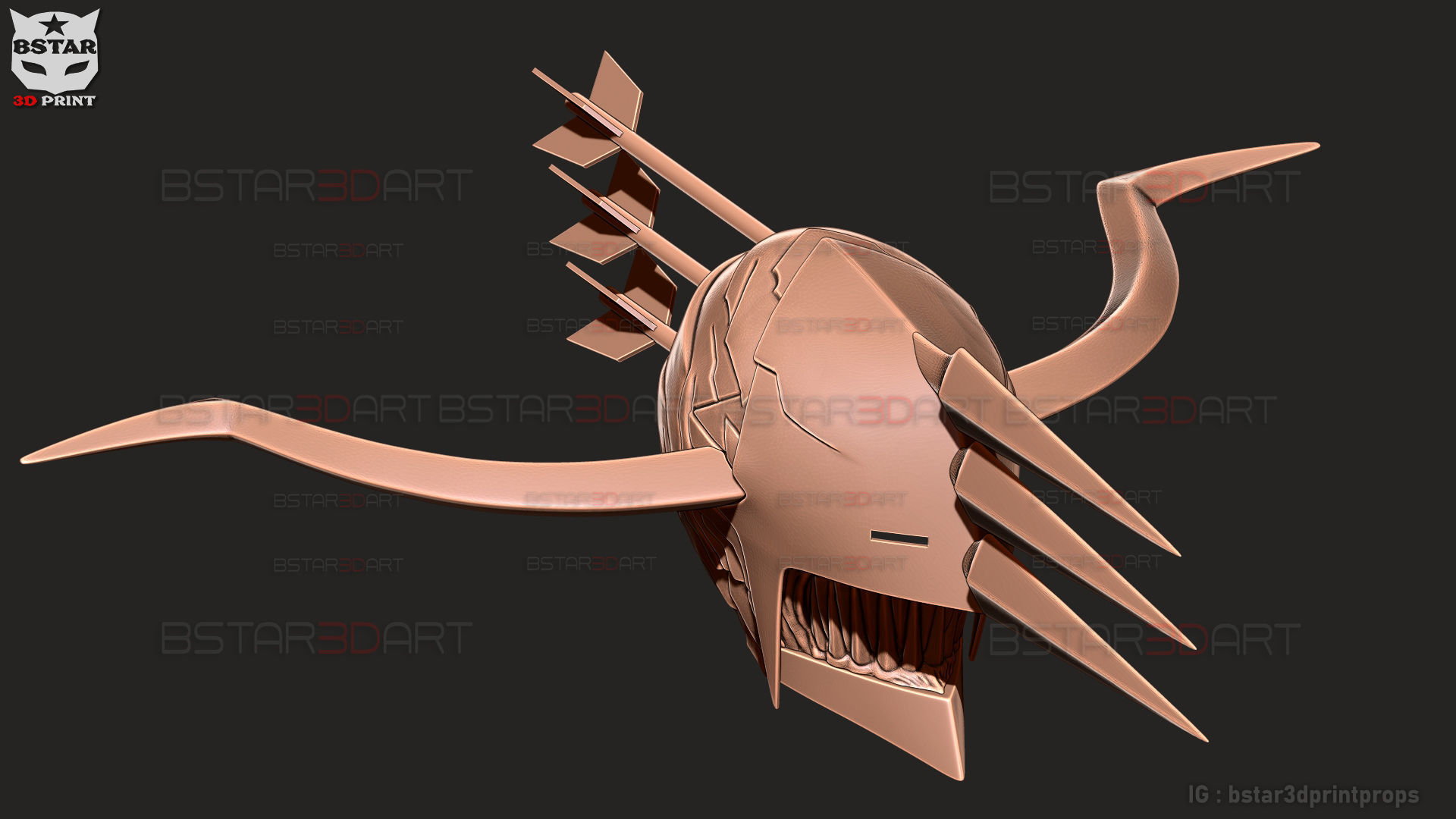 Crossbow Devil Quanxi Helmet - Chainsaw Man Cosplay 3D print model_20