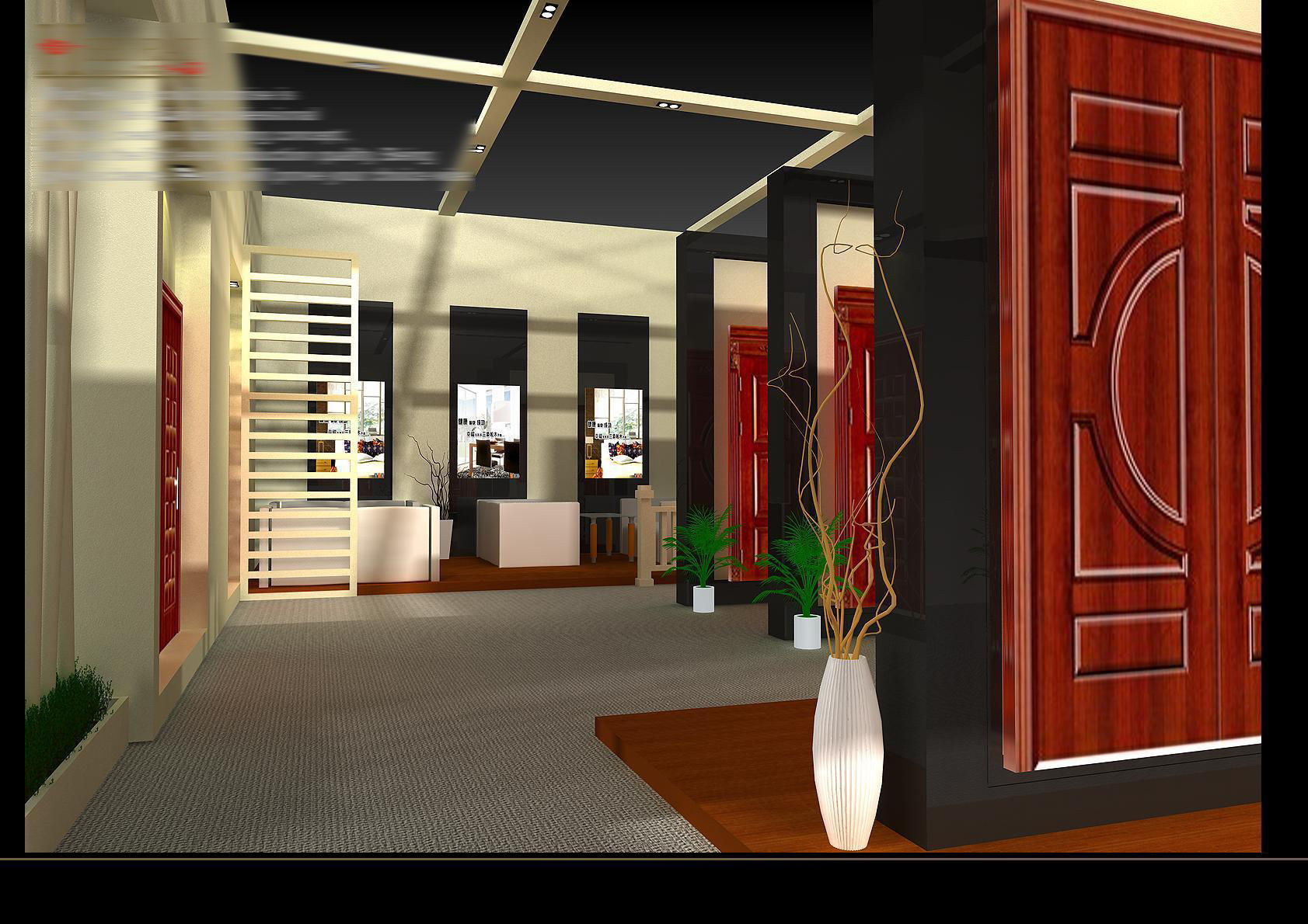 Booth - Area - 15X9-3DMAX2009-02 3D model_3