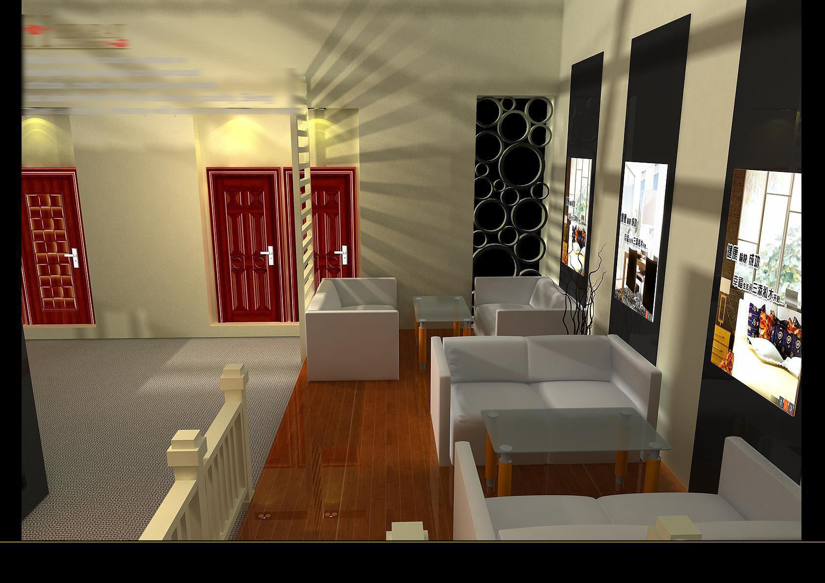 Booth - Area - 15X9-3DMAX2009-02 3D model_4