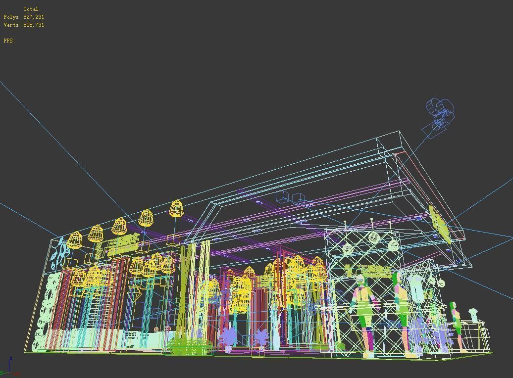 Booth - Area - 15X9-3DMAX2009-02 3D model_5