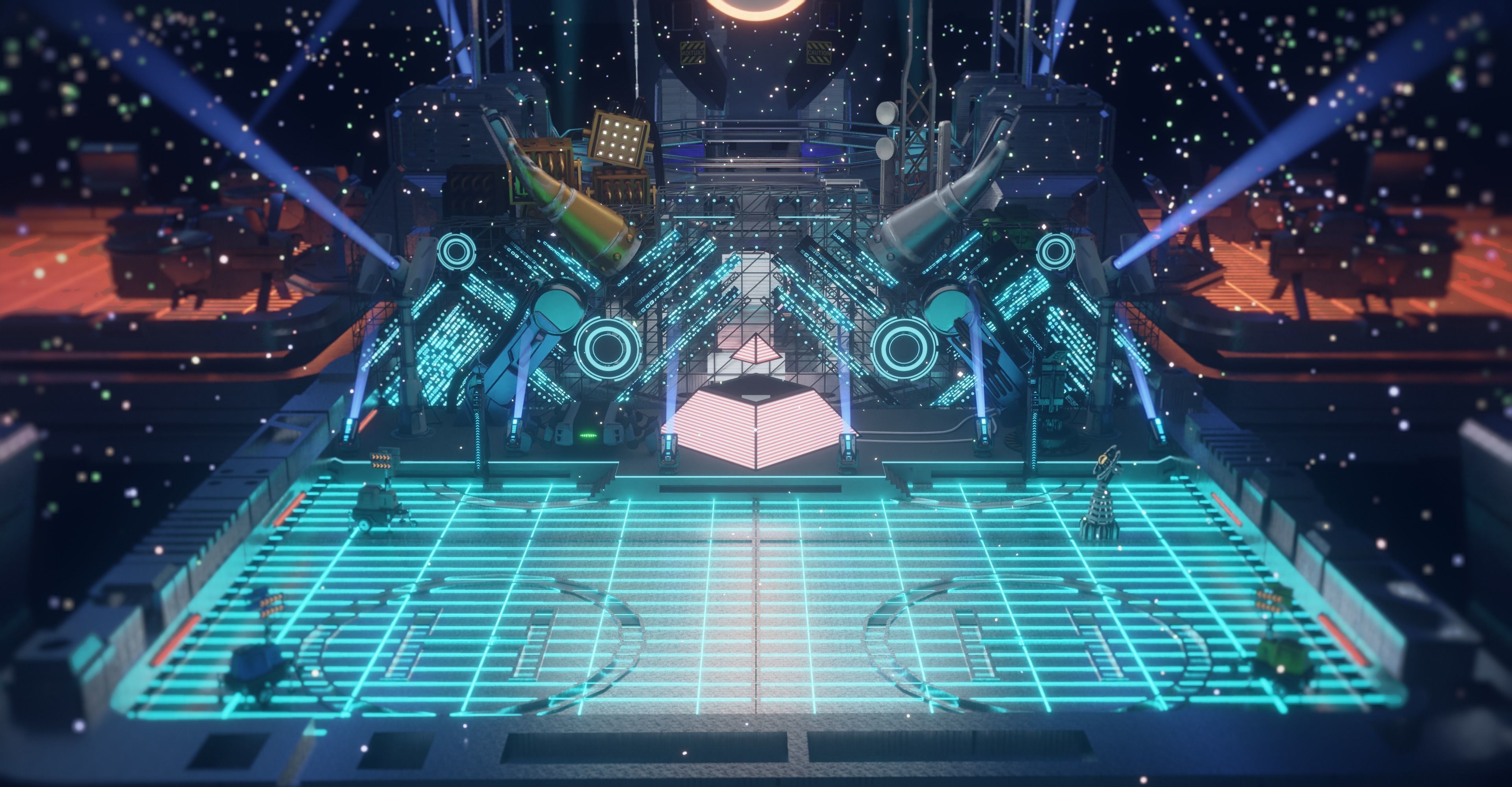 Concert stage 3D model_3