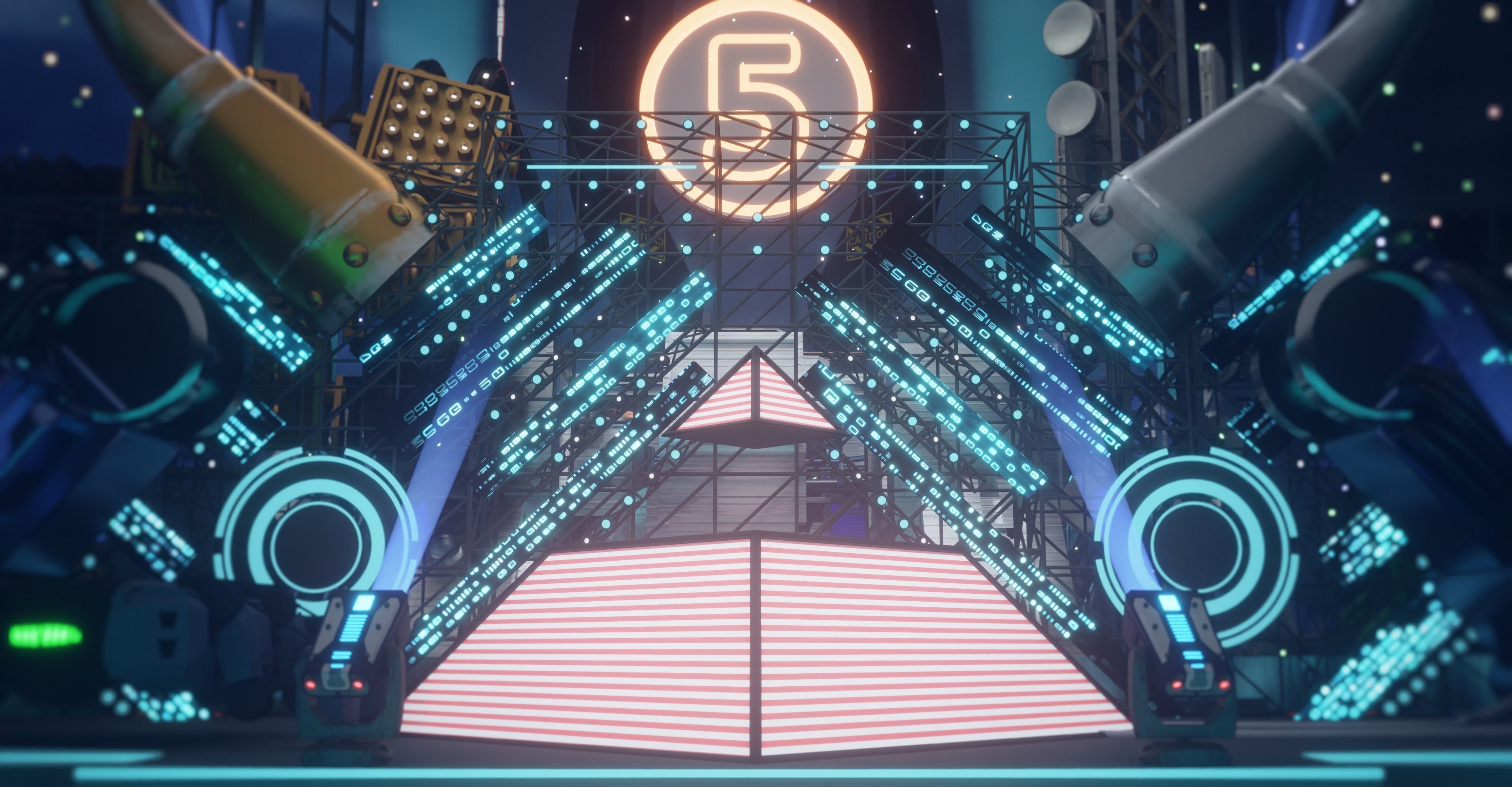 Concert stage 3D model_2