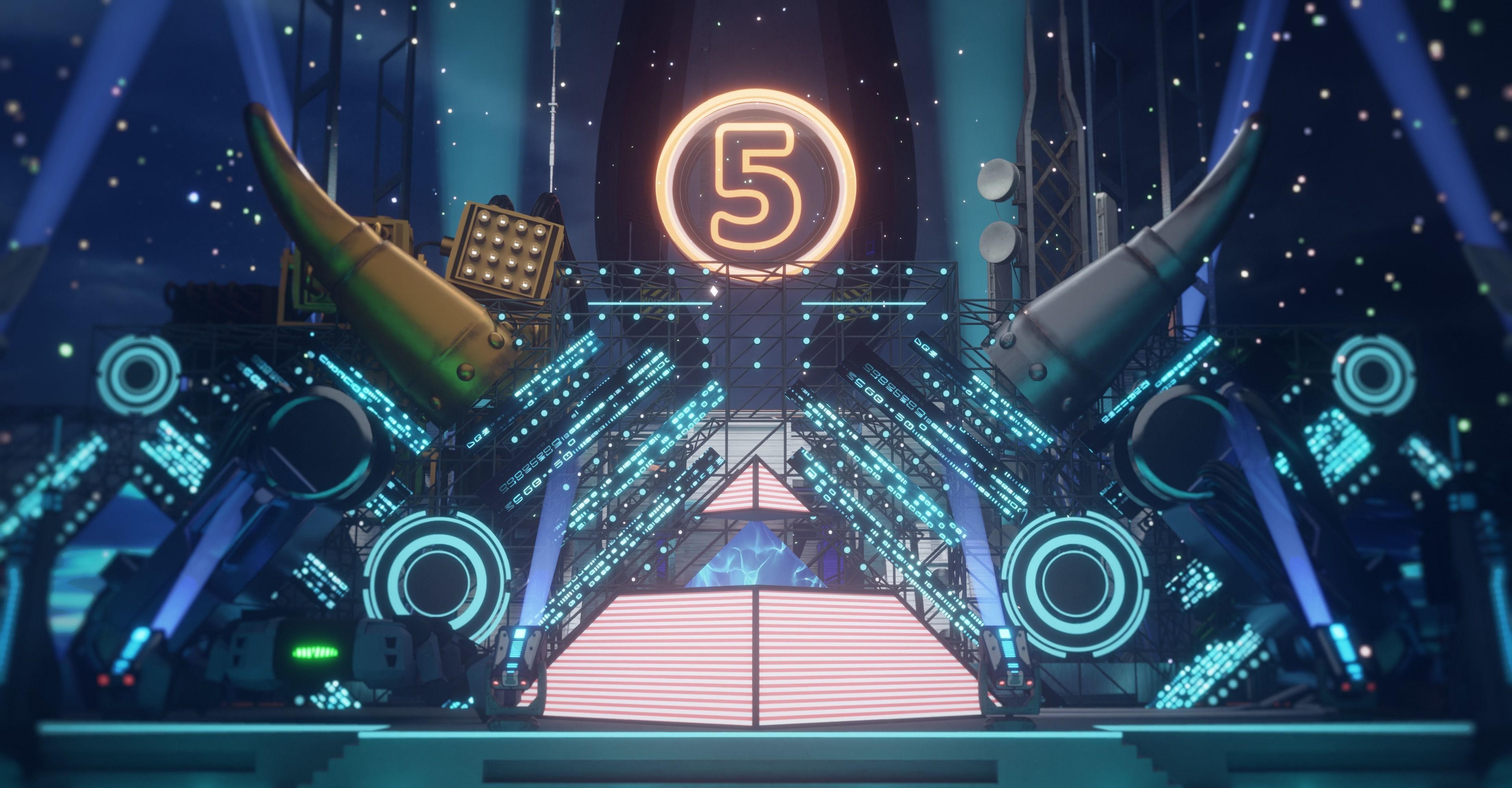 Concert stage 3D model_1