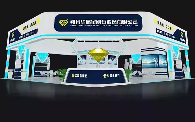 Booth - Area - 15X15-3DMAX2009-05